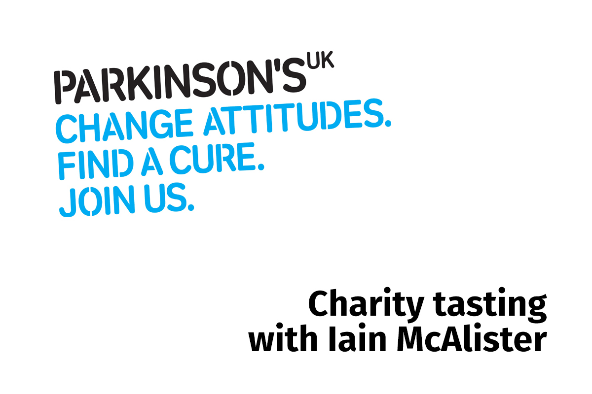 Read more about the article Parkinson’s UK Charity Tasting with Iain McAlister