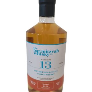 Speyside 13yo Rum Finish – The Bar Mitzvah Whisky Co