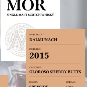 Dalmunach 2015 Oloroso Sherry Butt – Carn Mor